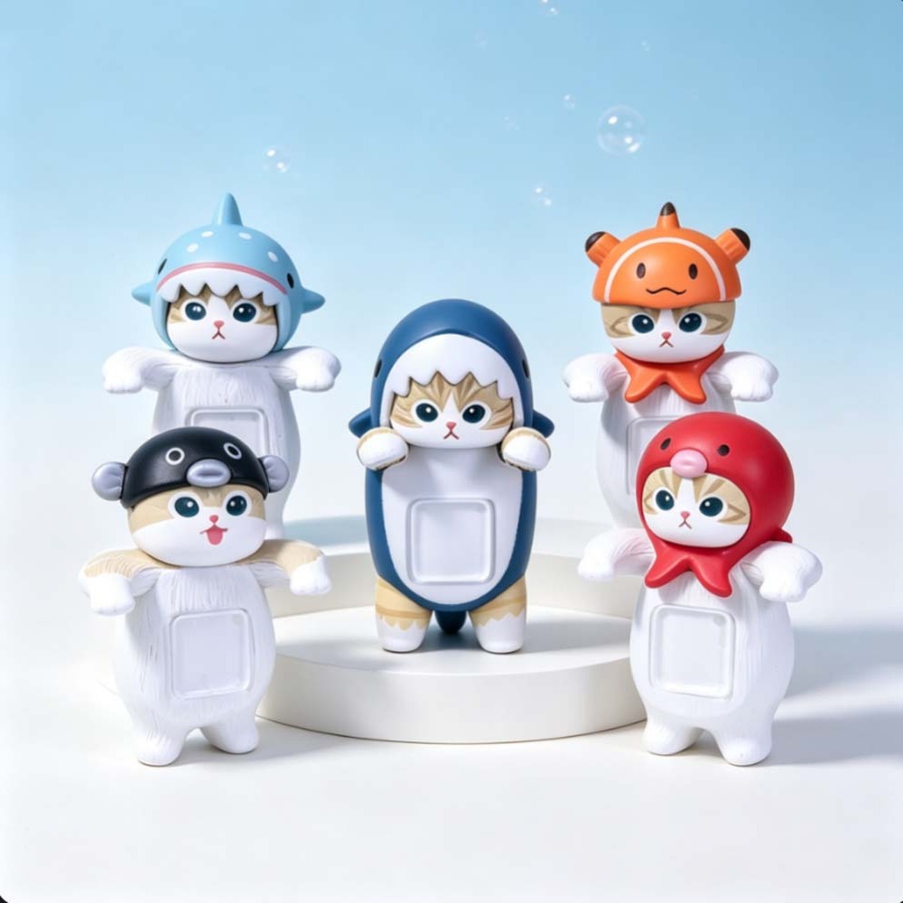 Phone Accessories Doll - Mofusand Blind Box Hippers Marine Life
