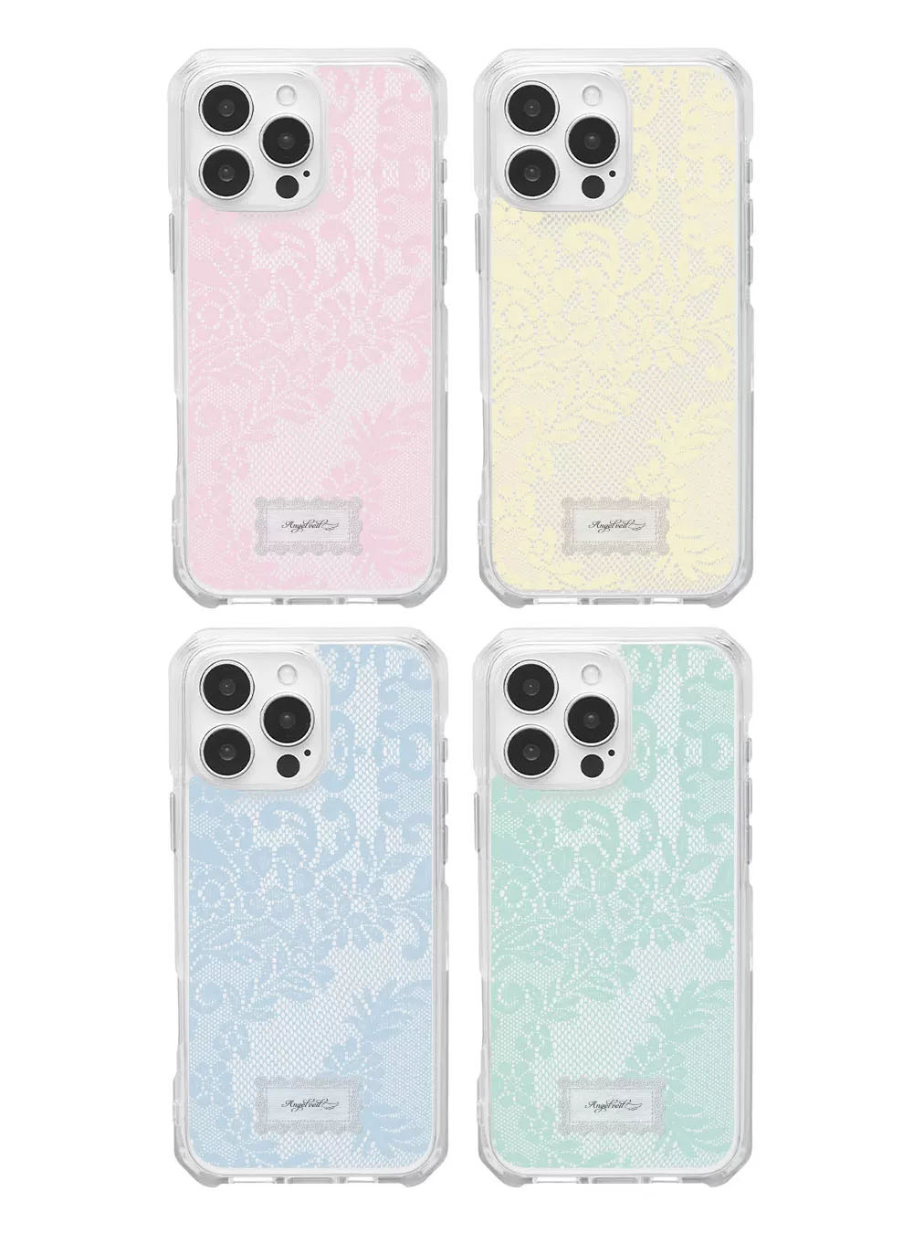 Phone Accessories For Girls - Korean Ins Colored Lace Sweet Girl