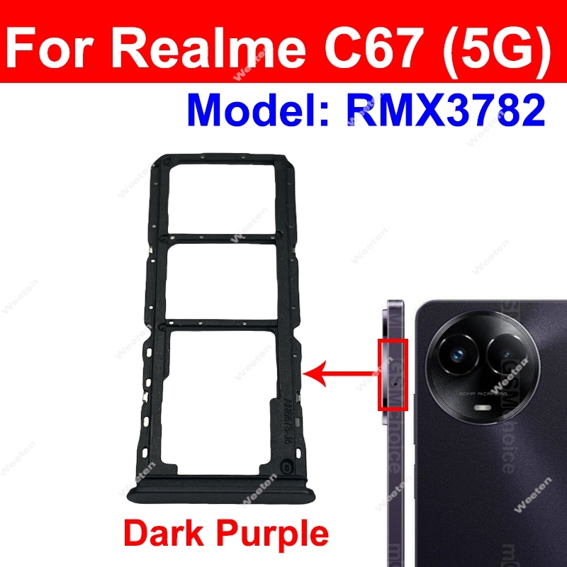 Realme C67 - Sim Card Adapter For Realme C61
