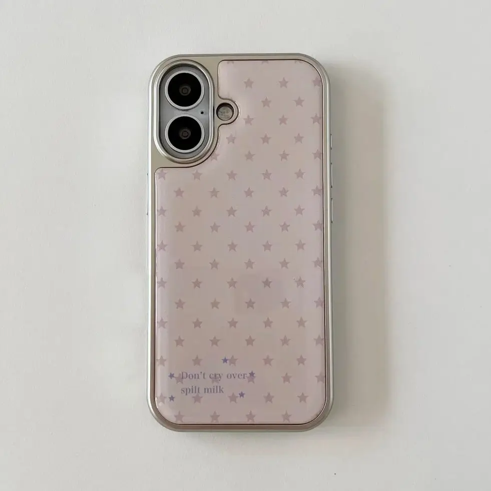 Phone Accessories For Girls - Korean Ins Girl Heart Pink Star
