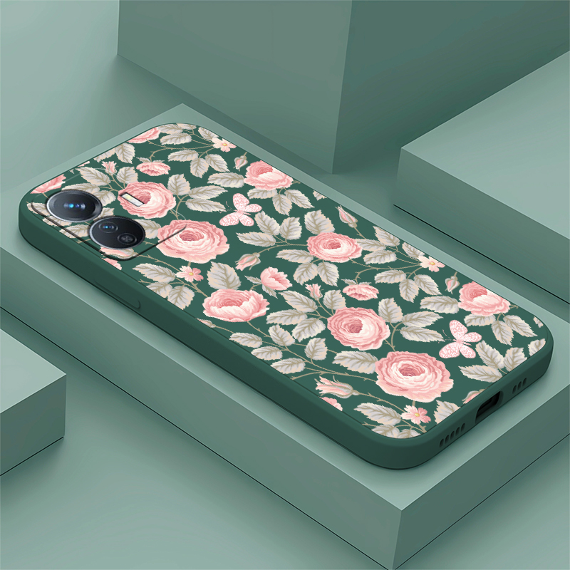 Vivo Y28 - Little Flowers Print Phone Case For