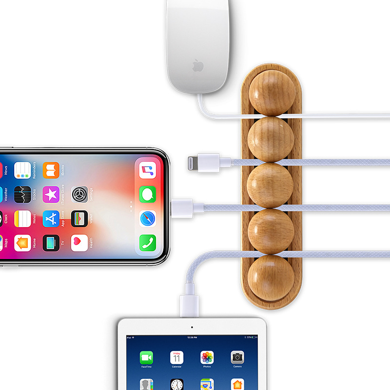 Solid Wood Magnetic Cable Orga - огляд і ціна Cable Organizer Magnetic