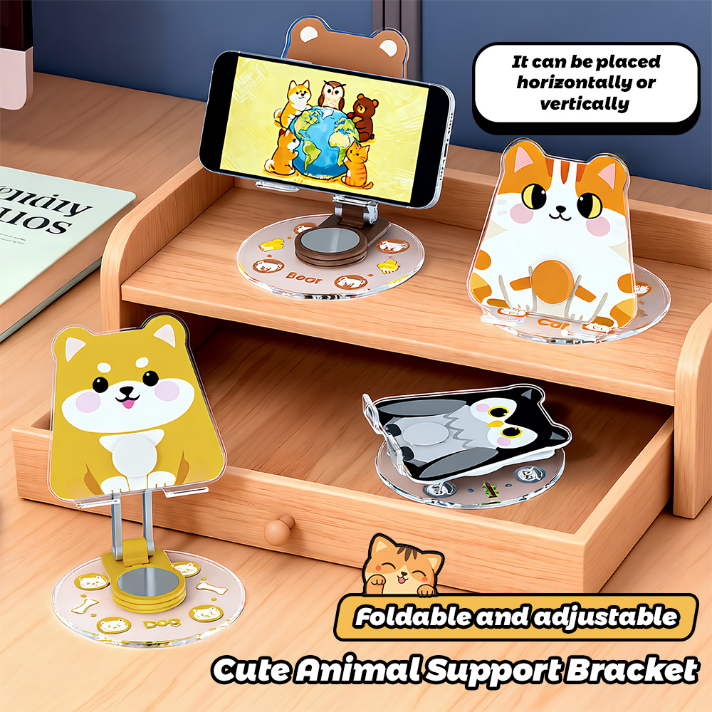 Cute Animal Phone Stand 360 Ro - огляд і ціна Phone Accessories Officeworks