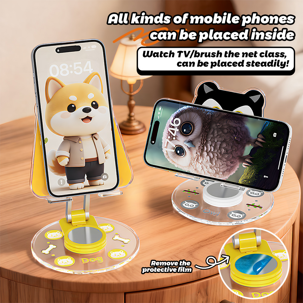 Cute Animal Phone Stand 360 Ro - огляд і ціна Phone Accessories Officeworks