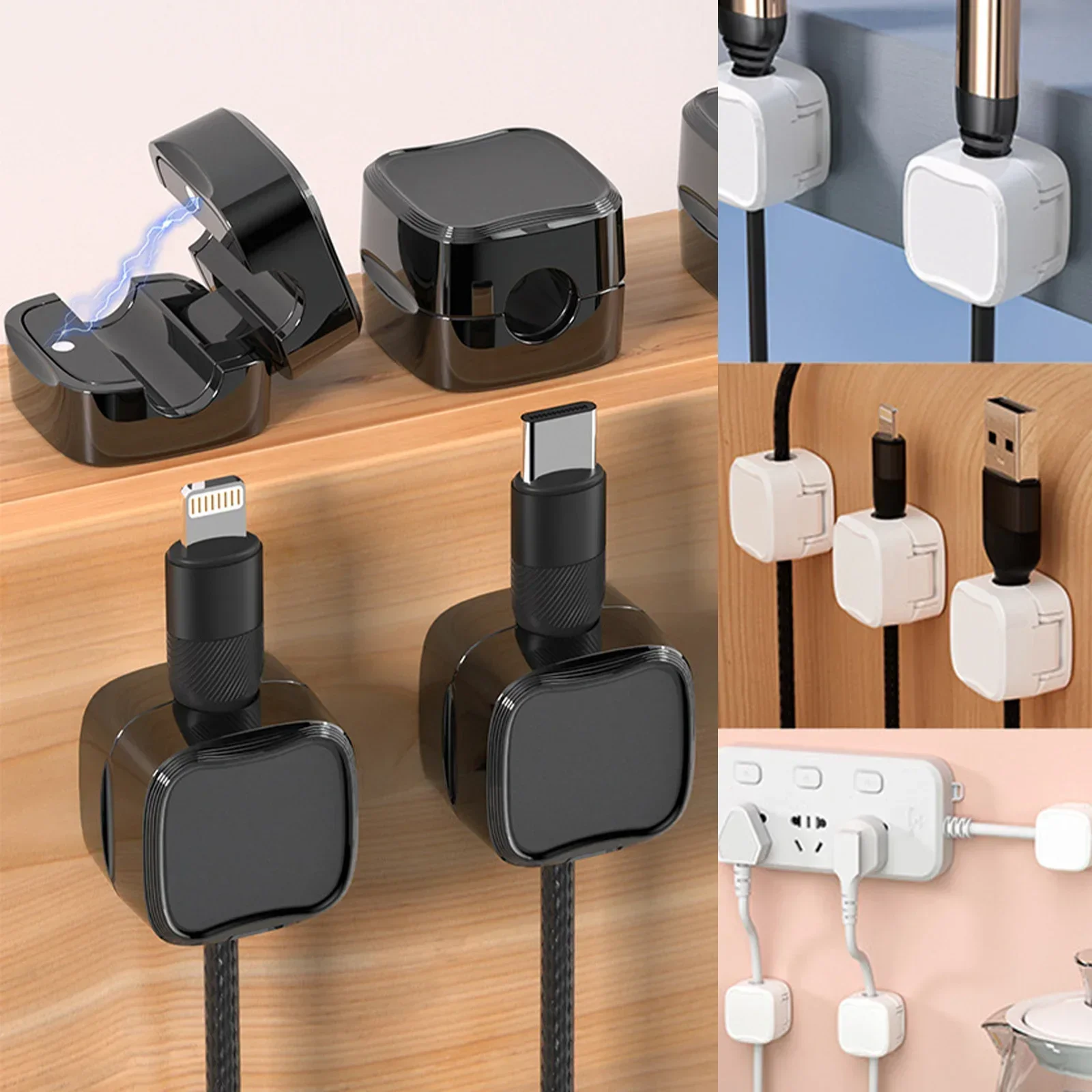 6/12/24PCS Magnetic Cable Orga - огляд і ціна Cable Organizer Magnetic