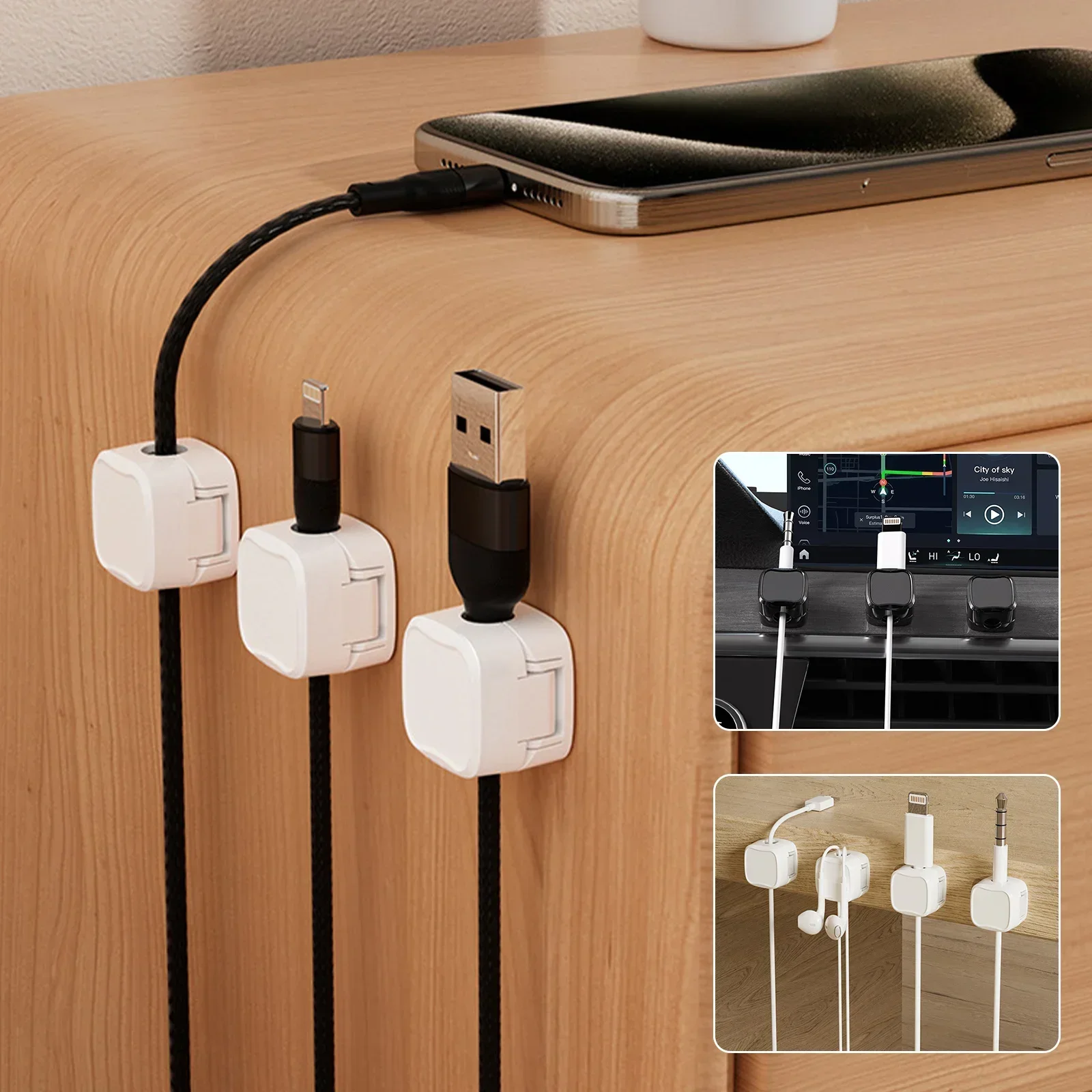 6/12/24PCS Magnetic Cable Orga - огляд і ціна Cable Organizer Magnetic