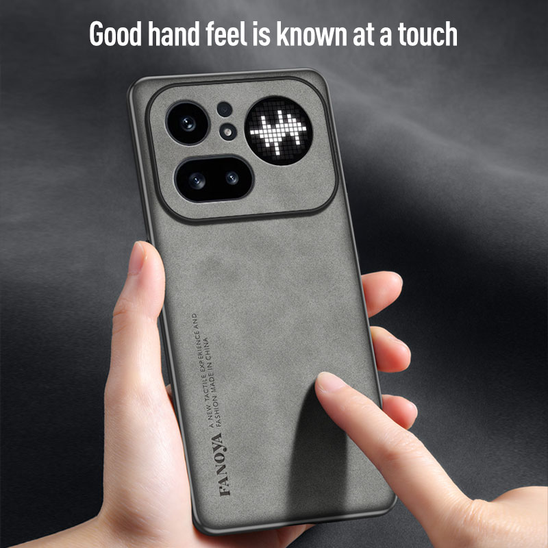 Luxury Sheepskin PU Leather Ph - огляд і ціна Phone Accessories Nothing