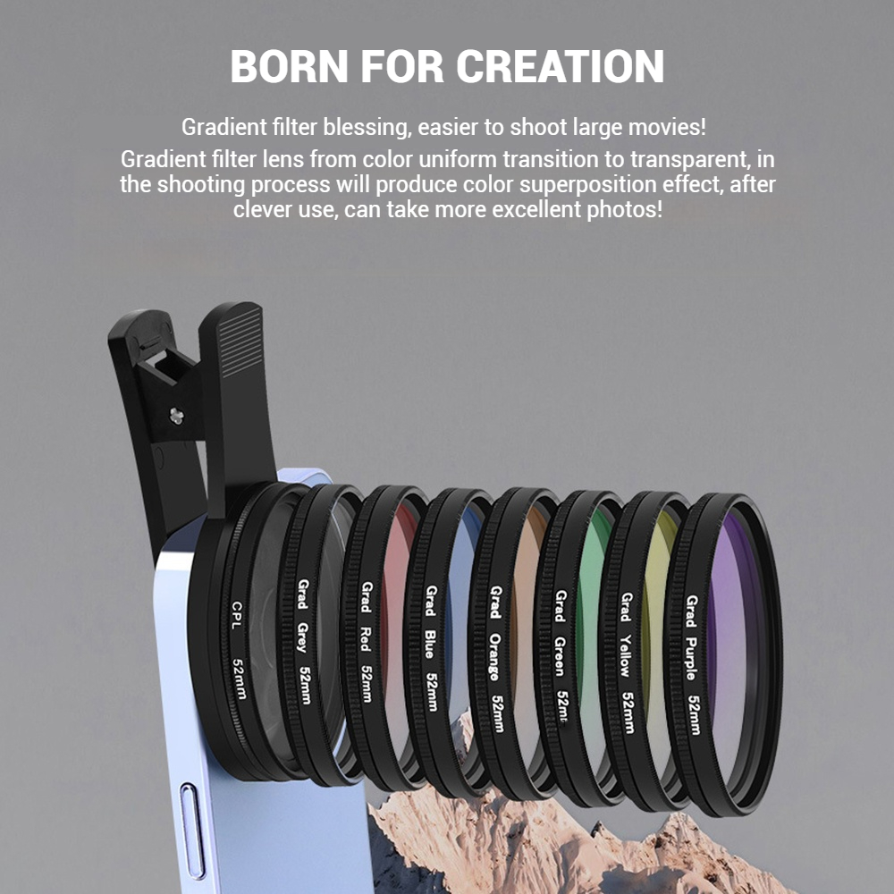 52MM Mobile Phone Lens Univers - огляд і ціна Phone Accessories For Photography