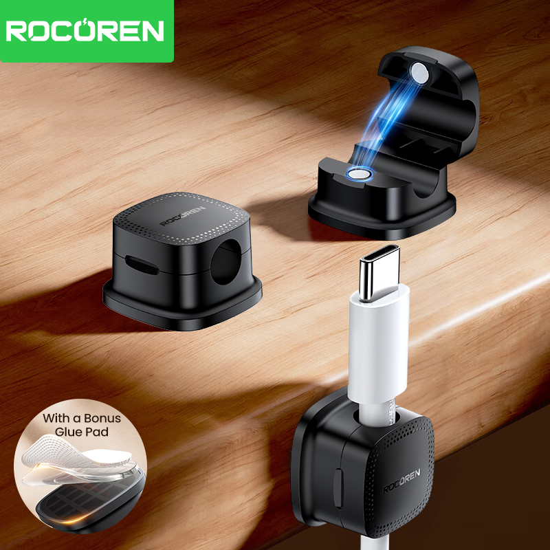 ROCOREN 30PCS Magnetic Cable O - огляд і ціна Cable Organizer Magnetic