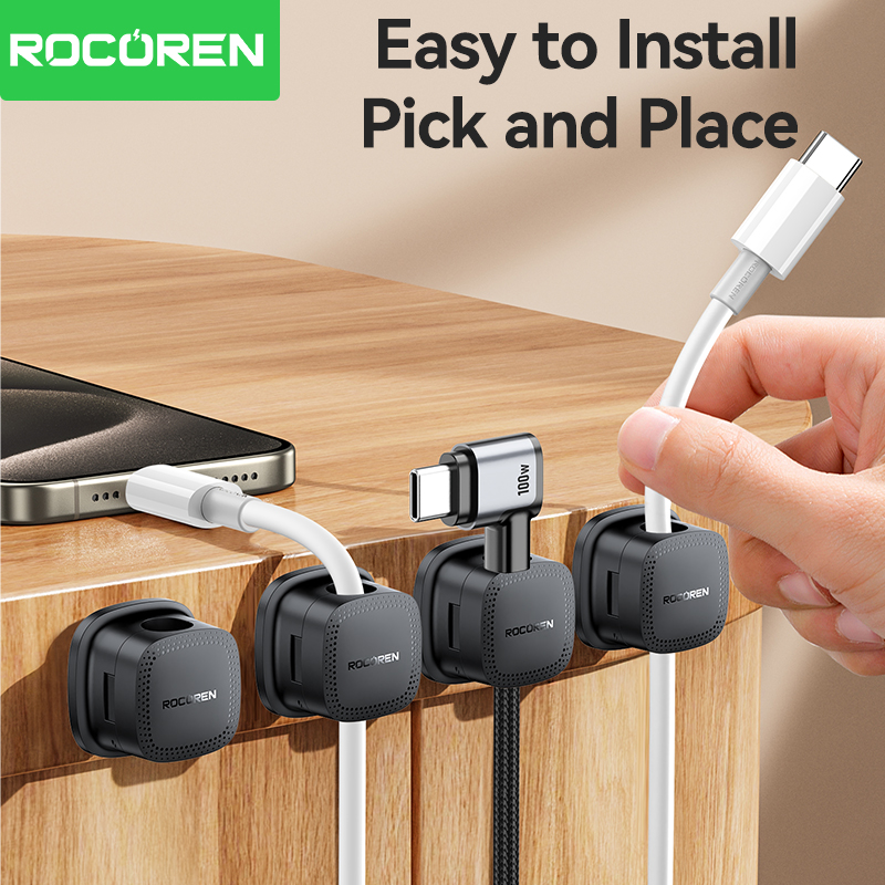 ROCOREN 30PCS Magnetic Cable O - огляд і ціна Cable Organizer Magnetic