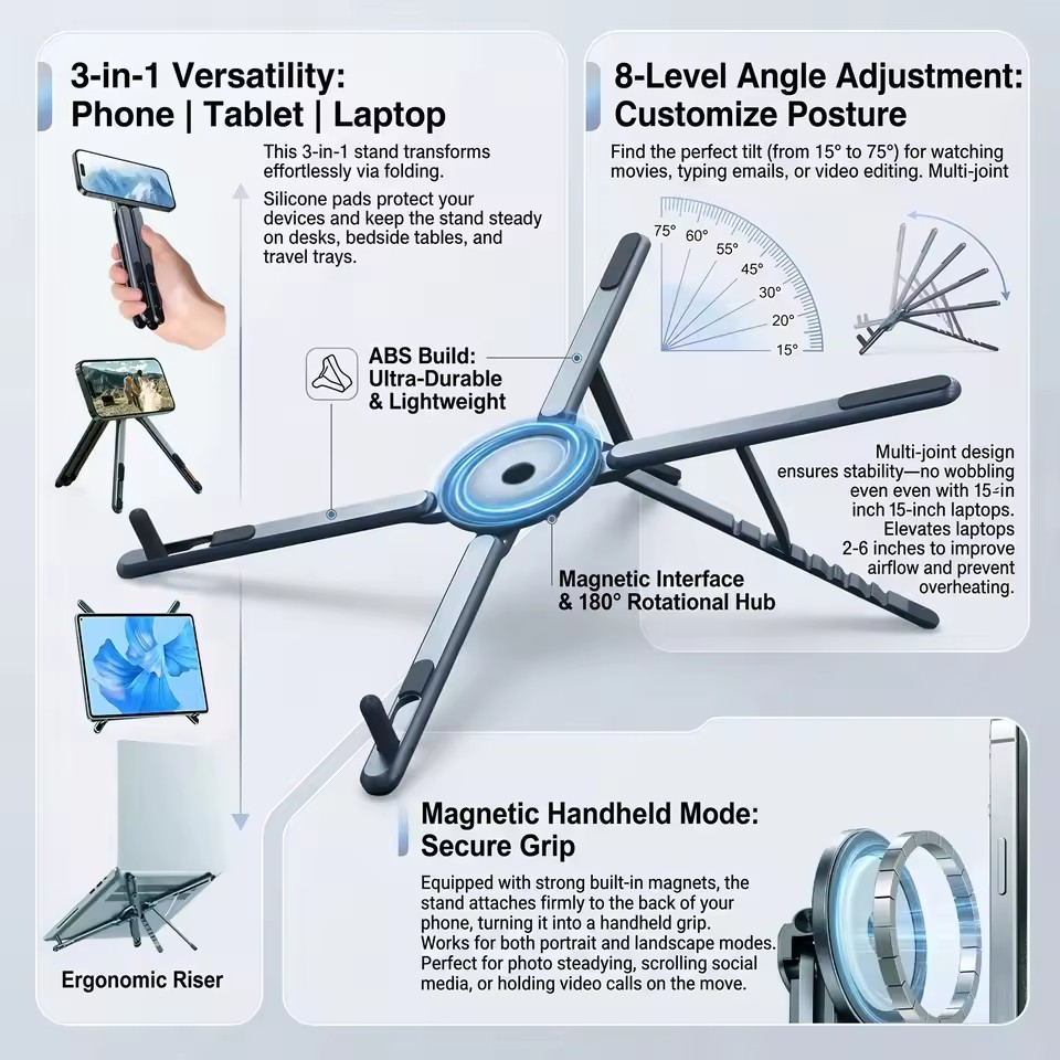 Portable Magnetic Phone Holder - огляд і ціна Phone Accessories For Photography