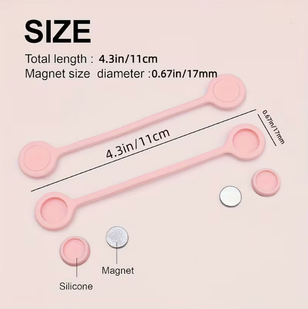 3pcs Magnetic charging cable o - огляд і ціна Cable Organizer Magnetic