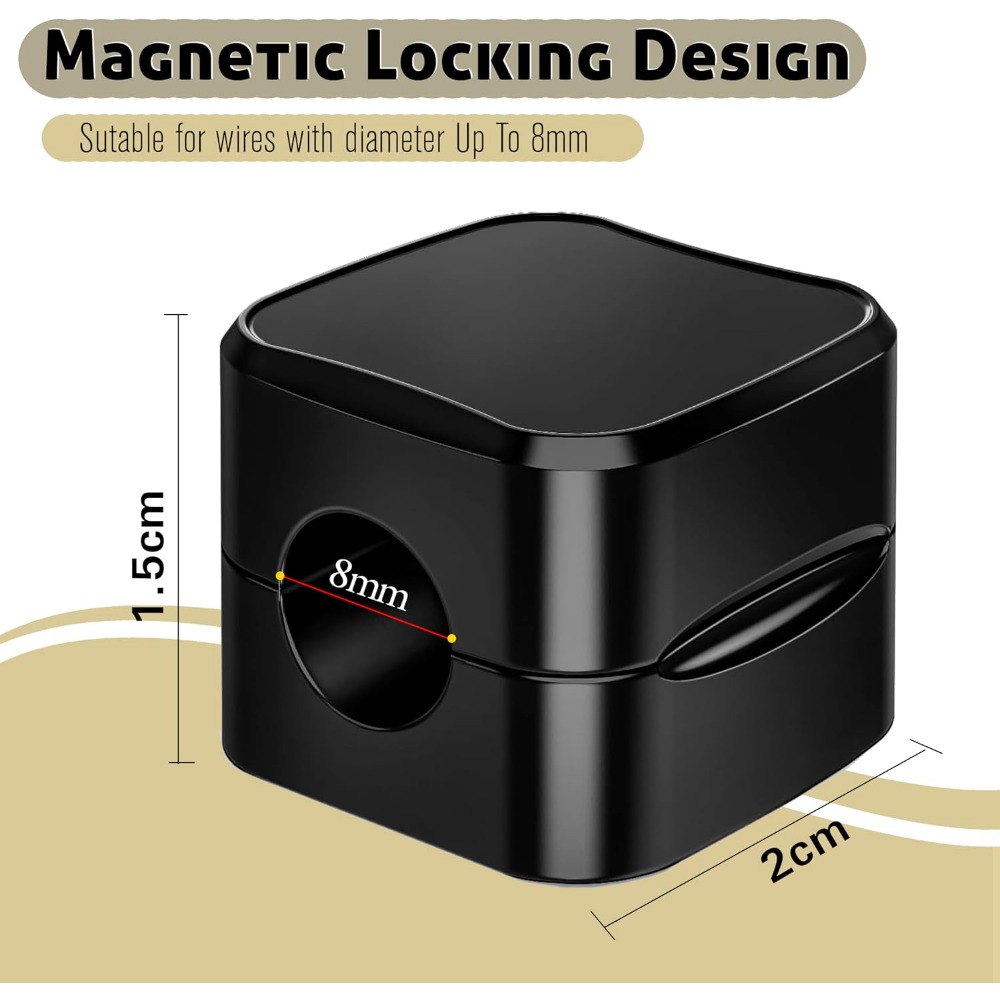 Magnetic Cable Clips for Cord  - огляд і ціна Cable Organizer Magnetic