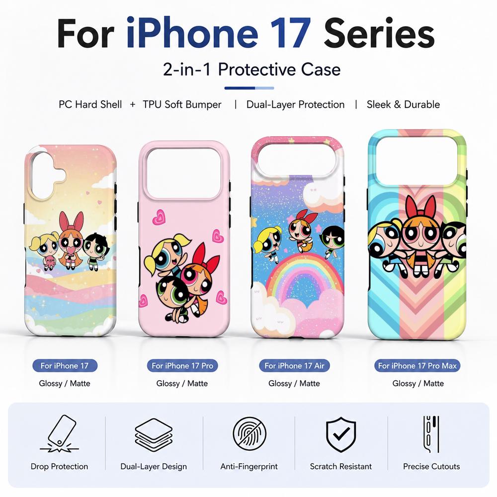 Anime P-Powerpuff Girls Phone  - огляд і ціна Phone Accessories For Girls