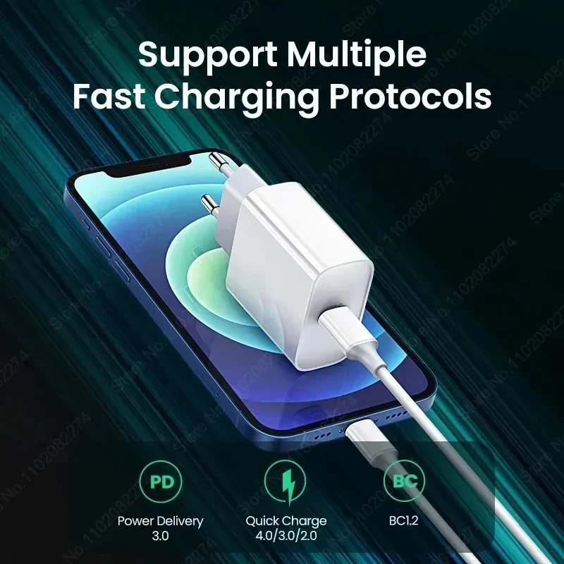 PD 30W Fast Charger For iPhone - огляд і ціна Phone Accessories Nothing