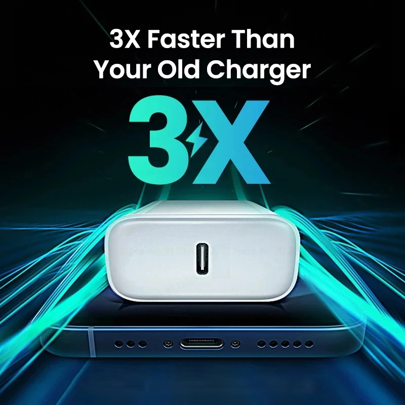 PD 30W Fast Charger For iPhone - огляд і ціна Phone Accessories Nothing