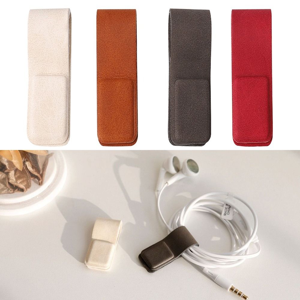 New Leather Earphone Cable Cli - огляд і ціна Cable Organizer Magnetic