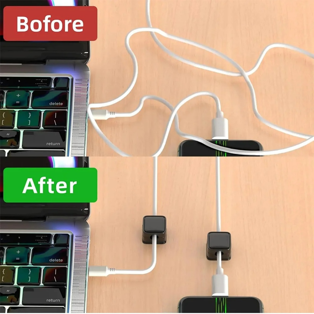 Magnetic Cable Clip Organizer  - огляд і ціна Cable Organizer Magnetic