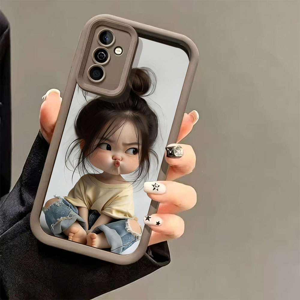Meatball Head Girl Silicone Sh - огляд і ціна Phone Accessories For Girls