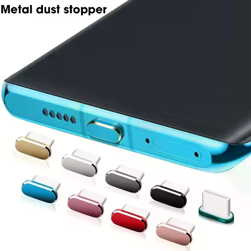 Type C Dust Plug Metal Anti Lo - огляд і ціна Phone Accessories For 11 Year Old Girl