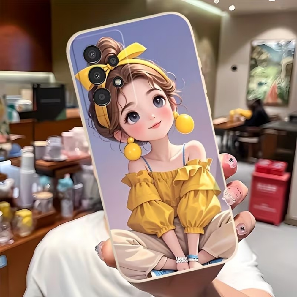 Cute Cartoon Girl Pattern Desi - огляд і ціна Phone Accessories For Girls
