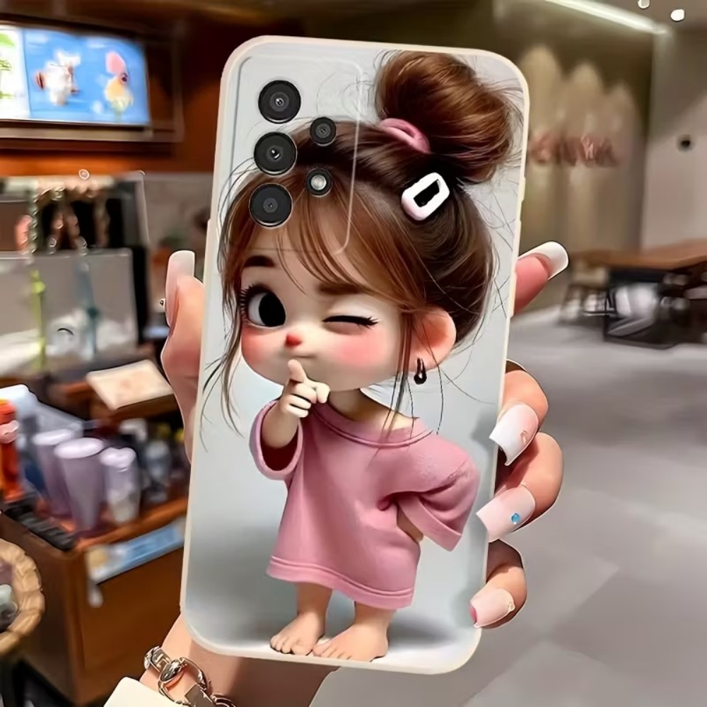 Cute Cartoon Girl Pattern Desi - огляд і ціна Phone Accessories For Girls