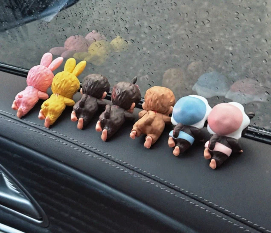 Anime Figure Mengqiqi Lying Po - огляд і ціна Phone Accessories Doll