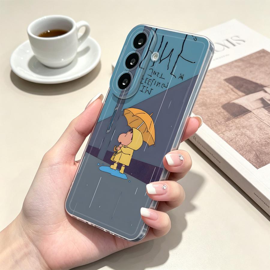 Yellow Umbrella Boy Phone Cove - огляд і ціна Samsung Galaxy A55