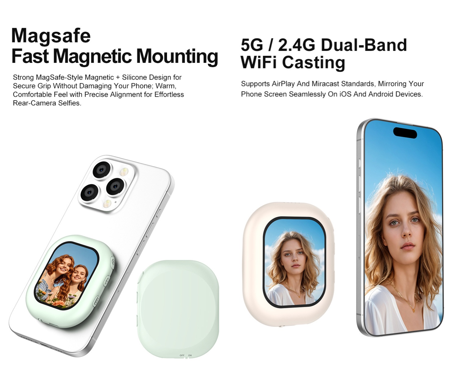 Wireless Mini Magnetic Selfie  - огляд і ціна Phone Accessories For Photography